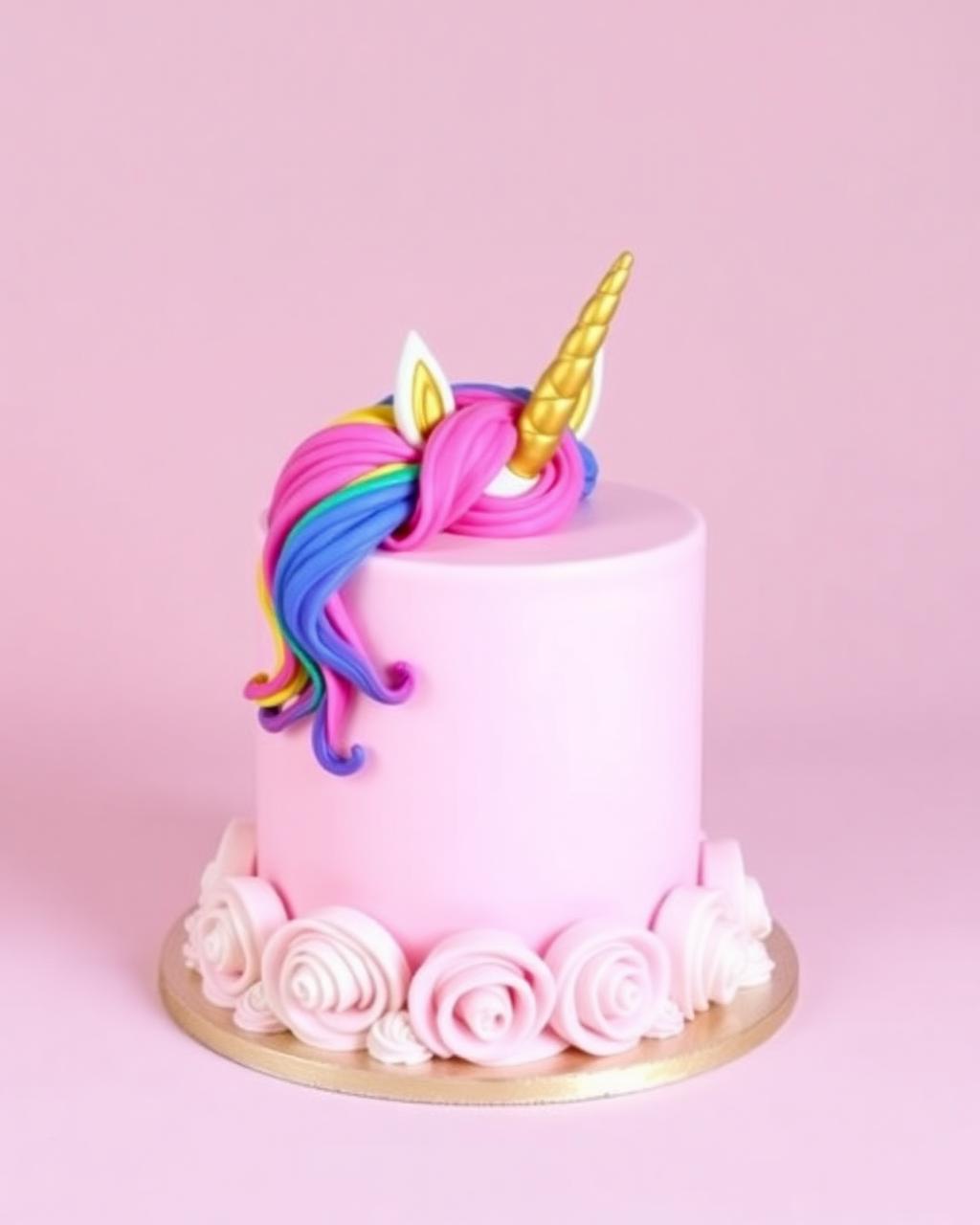 Unicorn themed cake